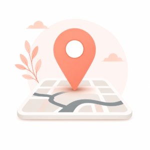 Map pin icon representing location services for property appraisal in Florida.