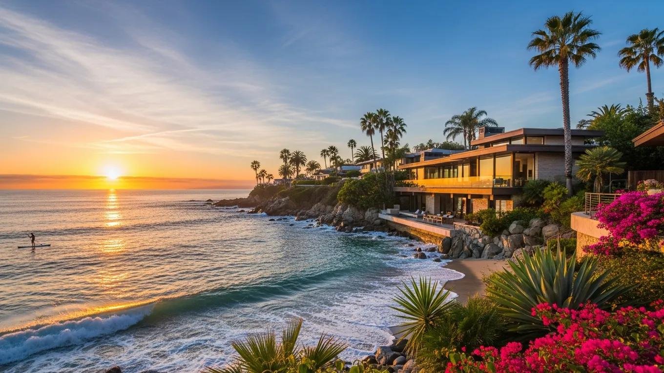Coastal home with ocean view, representing waterfront property appraisals